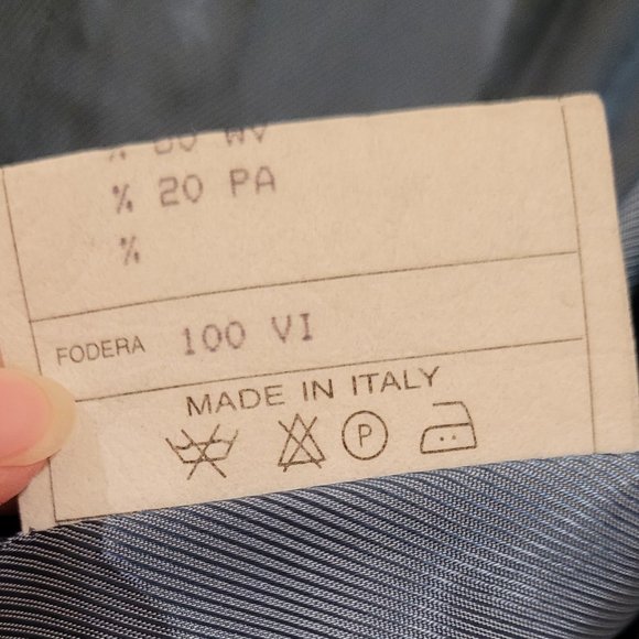 Eleonora Amadei Made in Italy Virgin Wool Green Peacoat (Sz 38 IT) - Picture 6 of 8